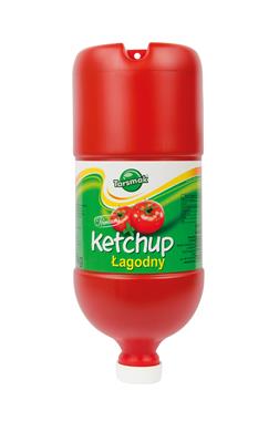 Ketchup łagodny premium kwadratowa butelka 3kg - TARSMAK